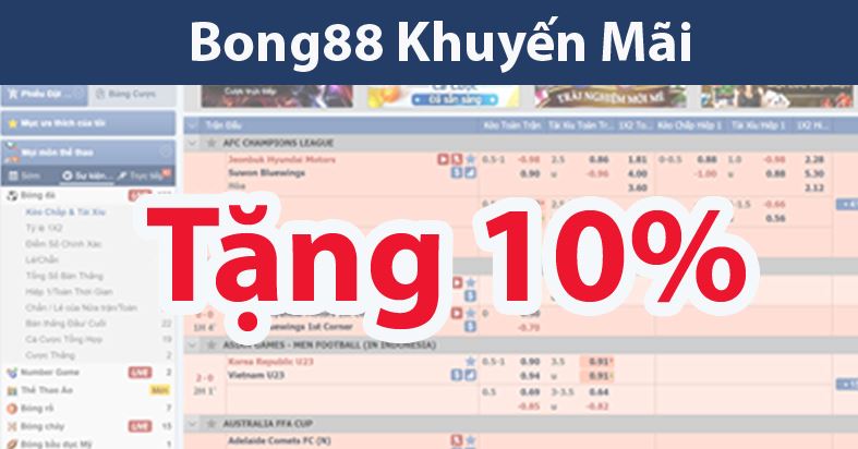 Khuyen mai thanh vien khi dang ky Bong88